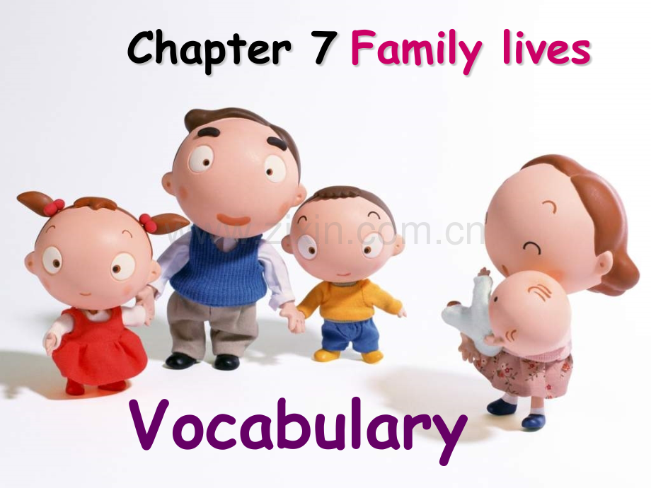 牛津深圳版英语八下Chapter7FamilylivesVocabulary.pptx_第1页