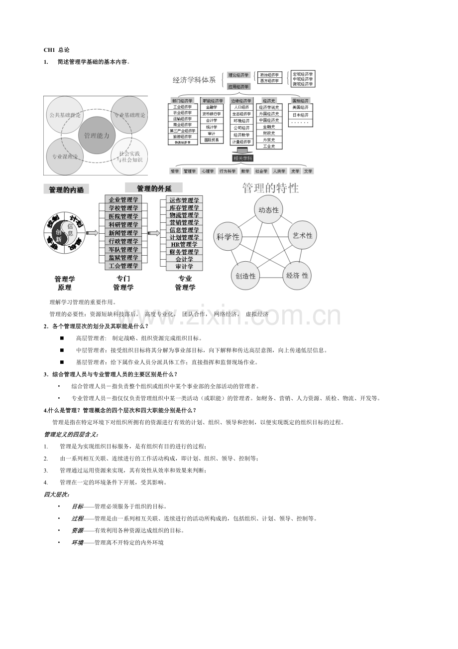 管理学复习加强版罗宾斯.doc_第1页