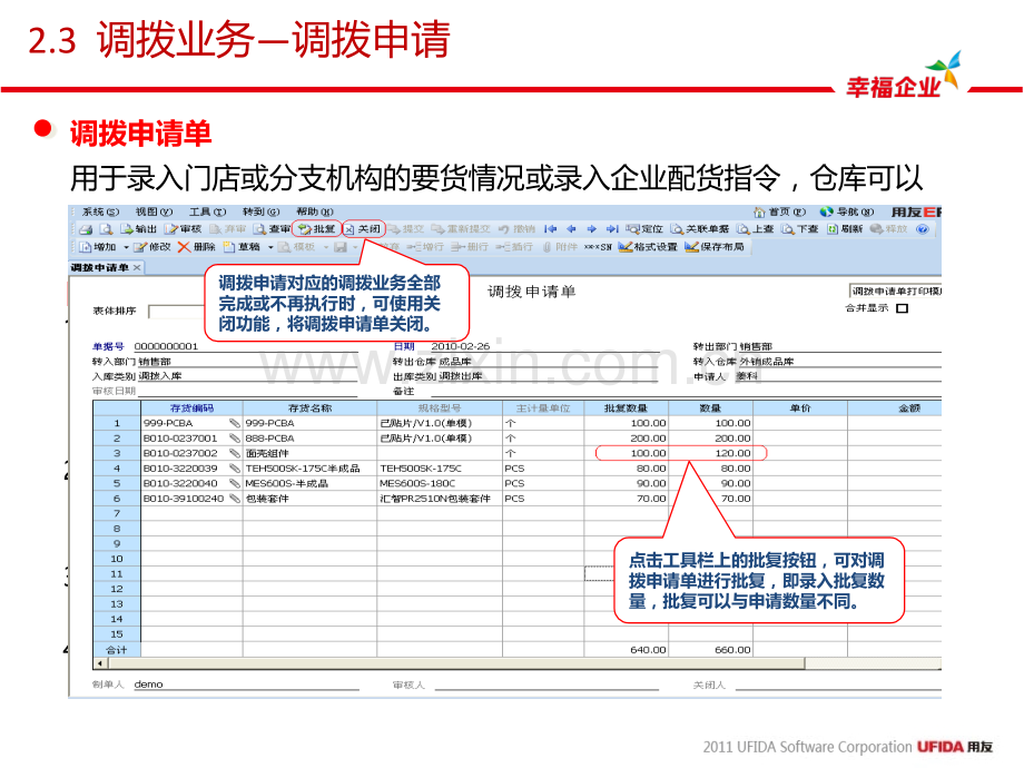 用友U客户经理中级课程服务序列课程库存管理.pptx_第2页