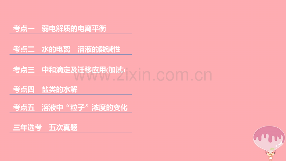 浙江高考化学二轮复习第三编化学反应原理专题十二溶液中的离子反应.pptx_第2页