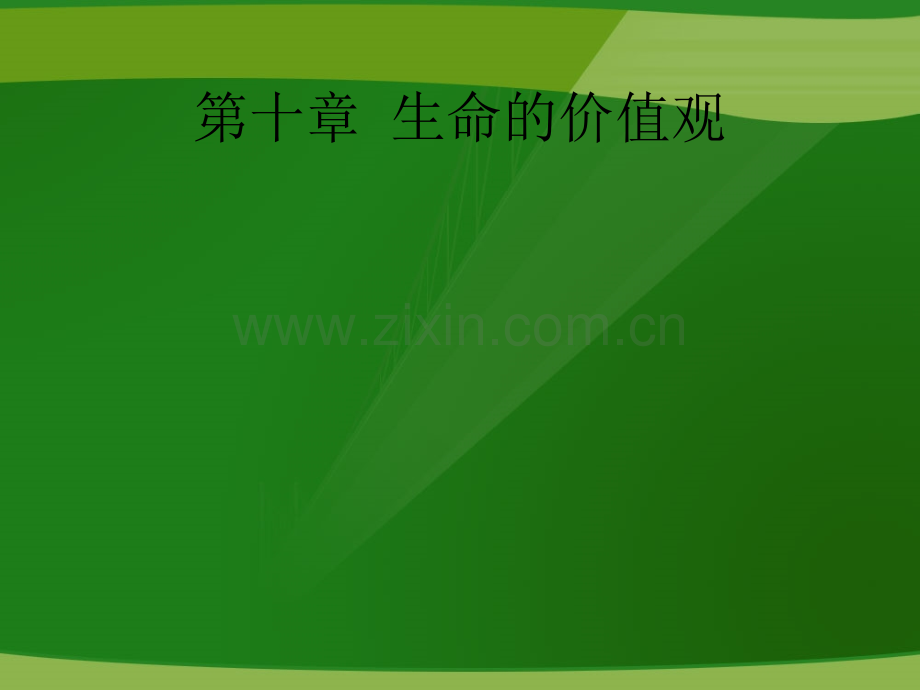 生命的价值观.pptx_第1页
