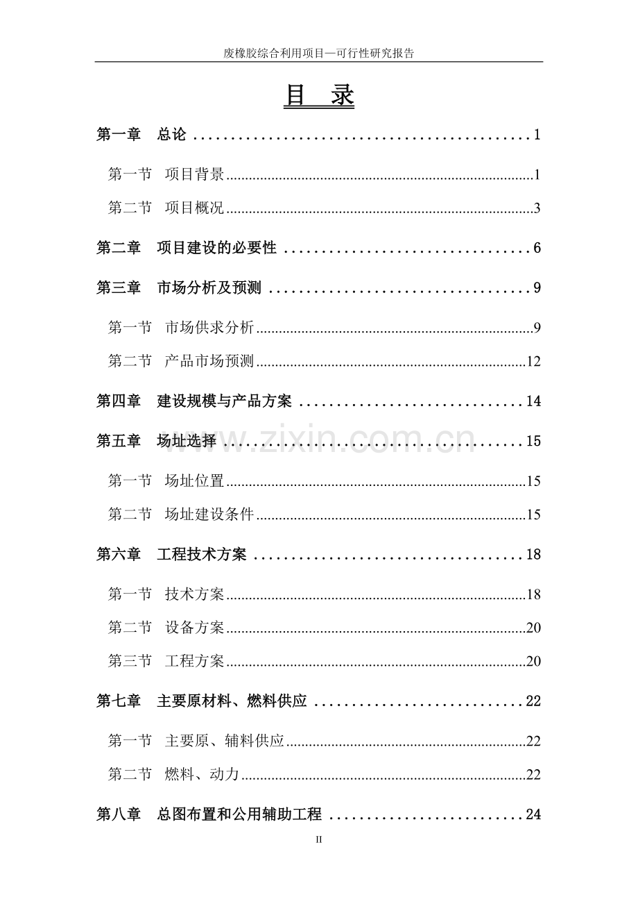 废橡胶综合利用项目可行性研究报告.doc_第2页