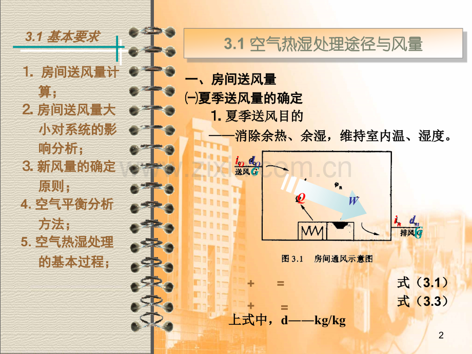 空气热湿处理过程与设备.pptx_第2页