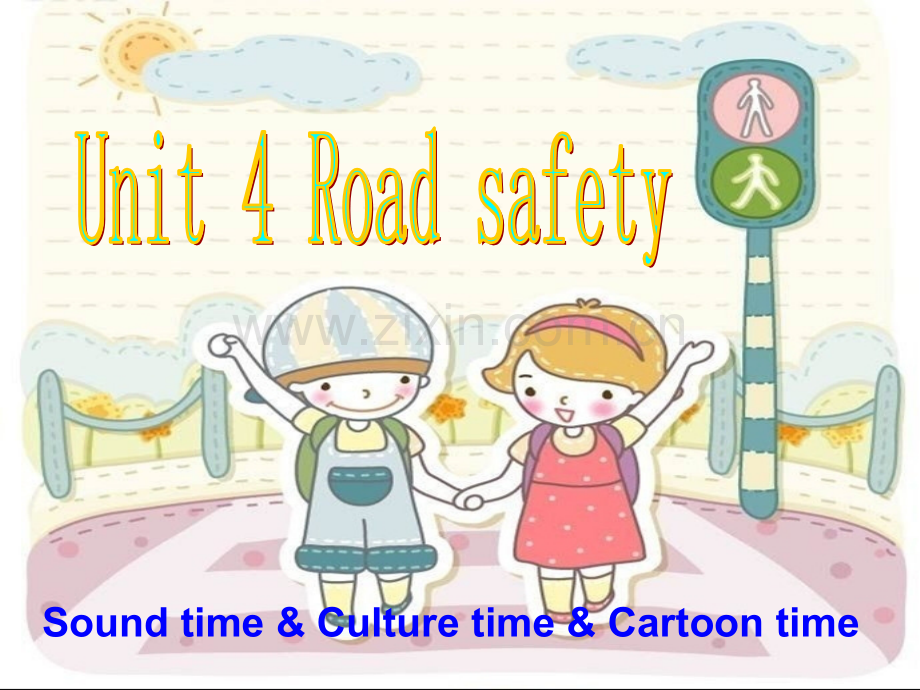 译林版6BU4RoadsafetyCartoontime.pptx_第1页