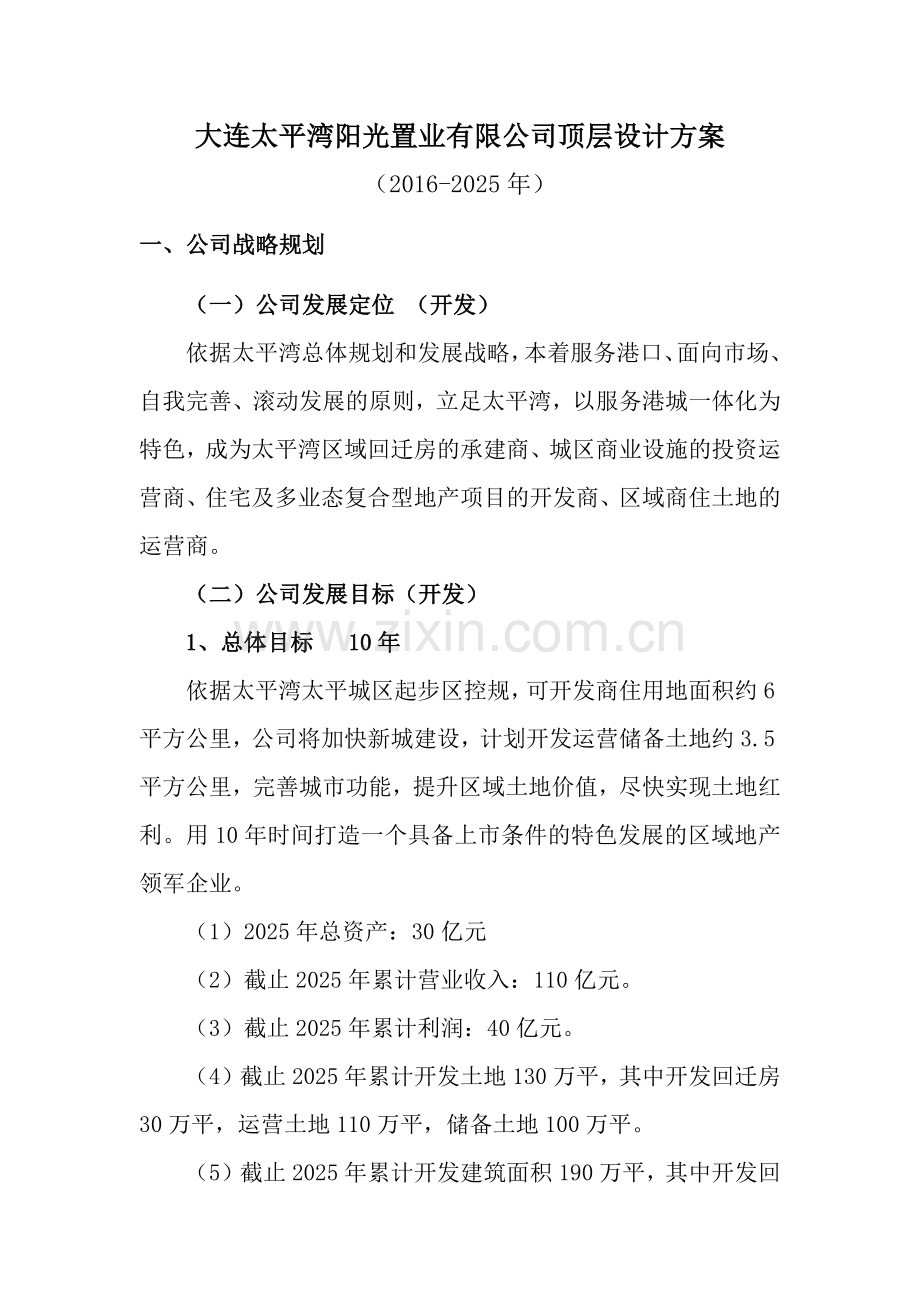 阳光置业顶层设计方案.docx_第1页