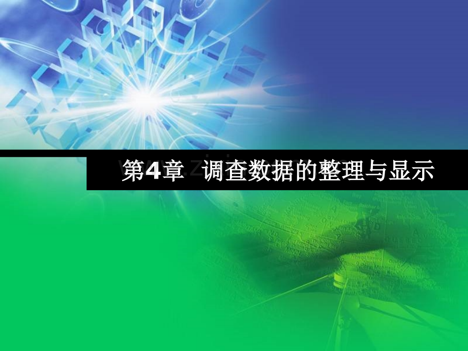 调查数据的整理与显示.pptx_第1页