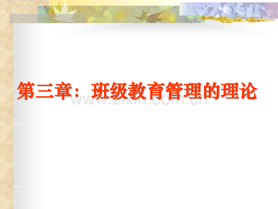 班级教育管理理论.pptx_第1页
