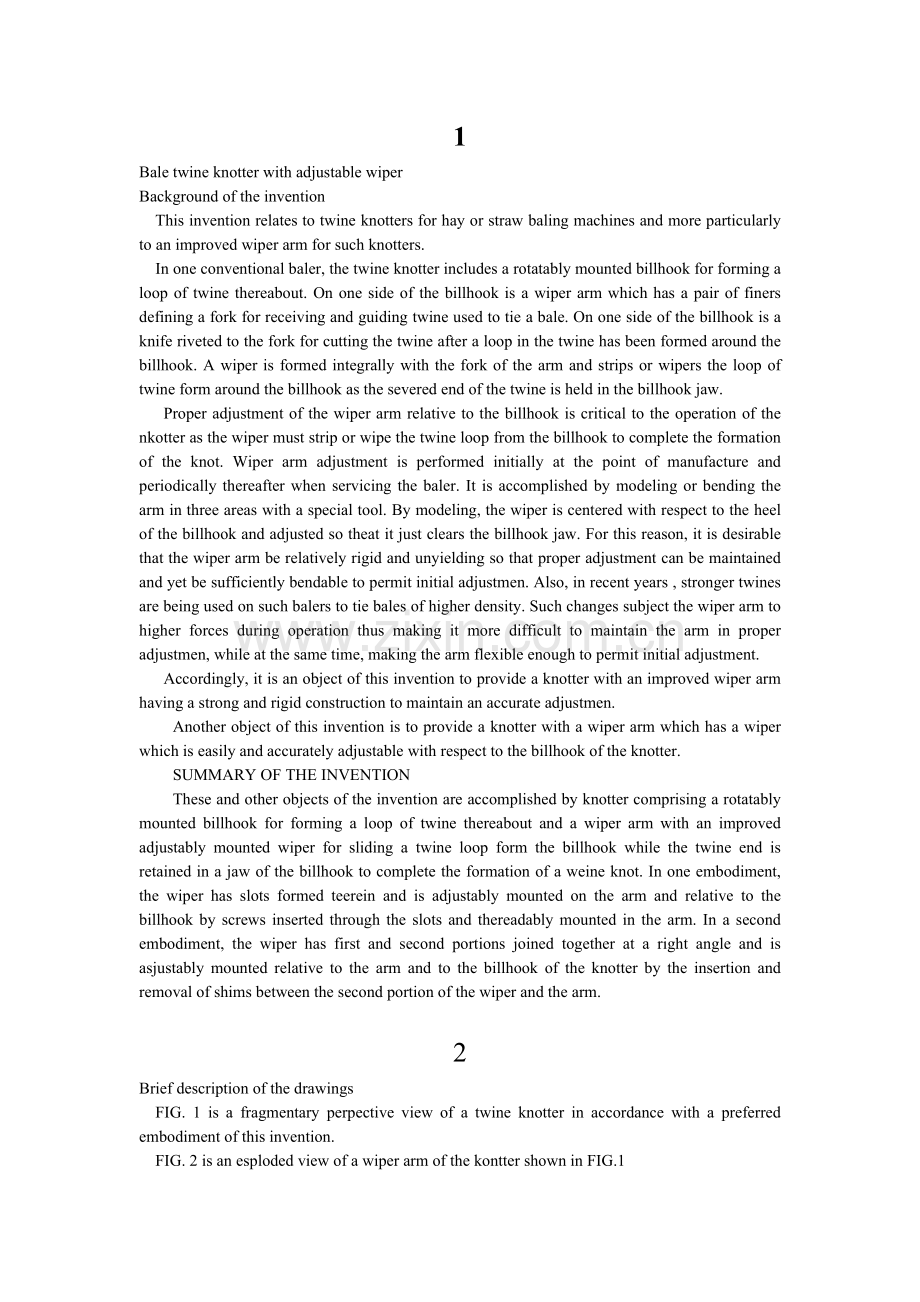 机械【经典外文翻译】-手臂可调式捆包打结器(译文-英文)-毕业论文.doc_第1页