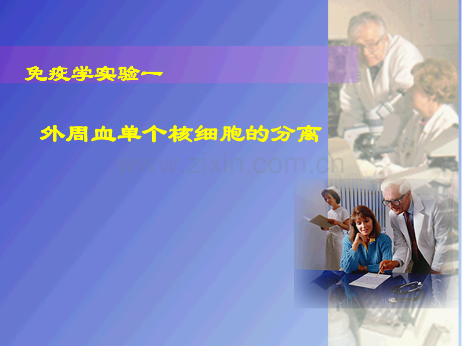 淋巴细胞分离实验.pptx_第1页