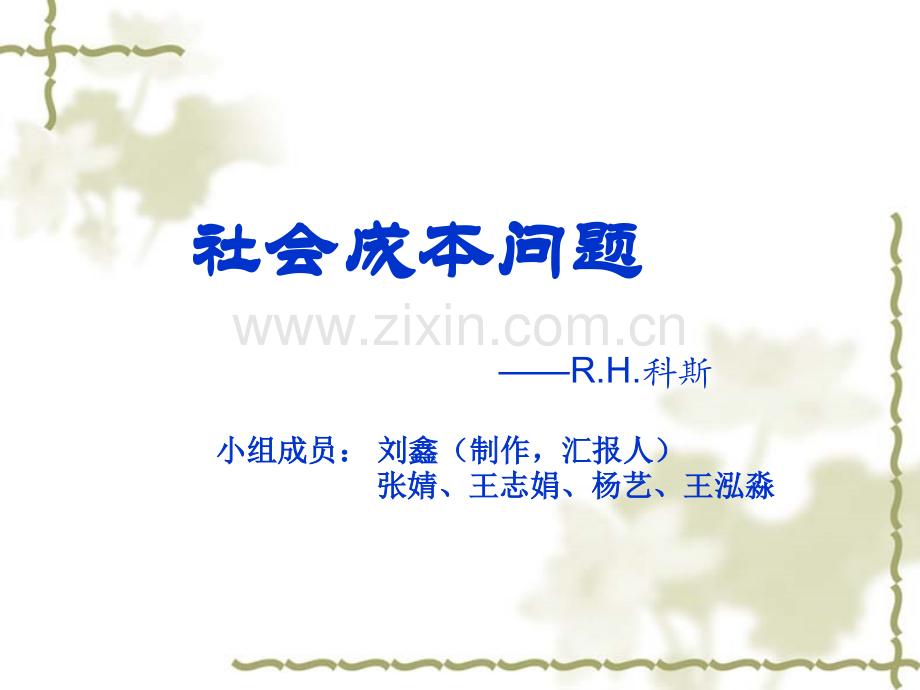 社会成本问题分析.pptx_第1页