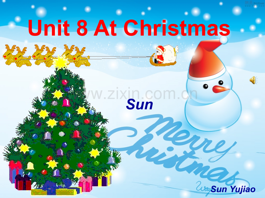 译林版五年级上册Unit8AtChristmasppt课件.pptx_第1页