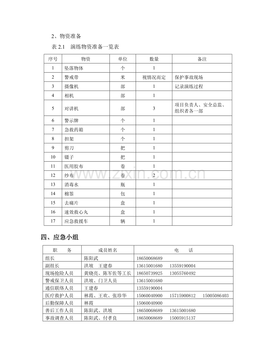物体打击应急演练.doc_第2页