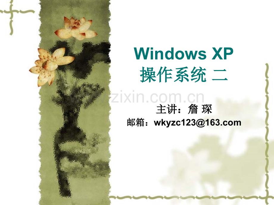 浙江省职称计算机复习资料——WindowsXP操作系统2.pptx_第1页