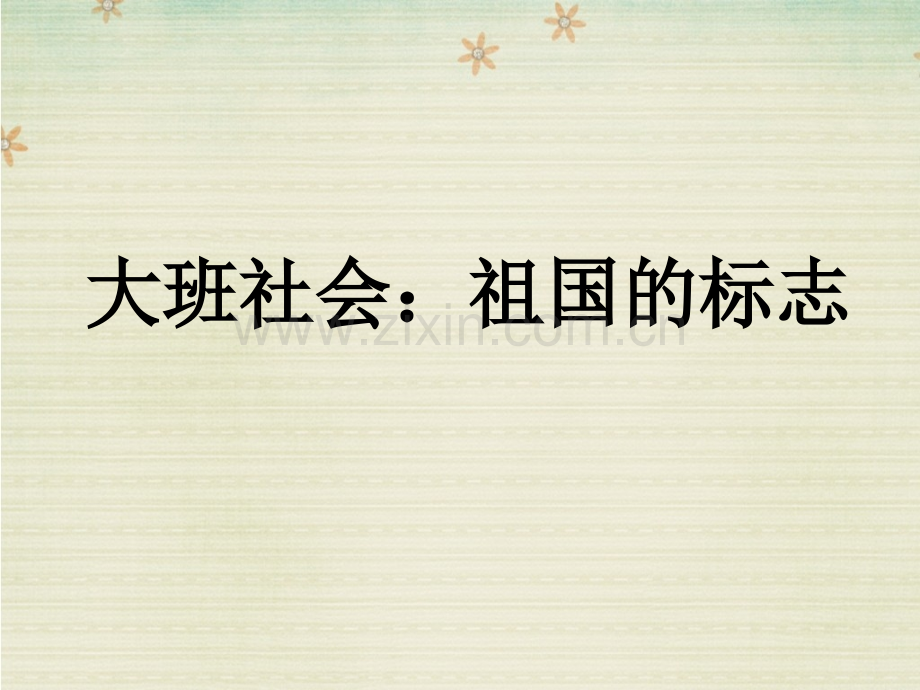 社会祖国的标志.pptx_第1页
