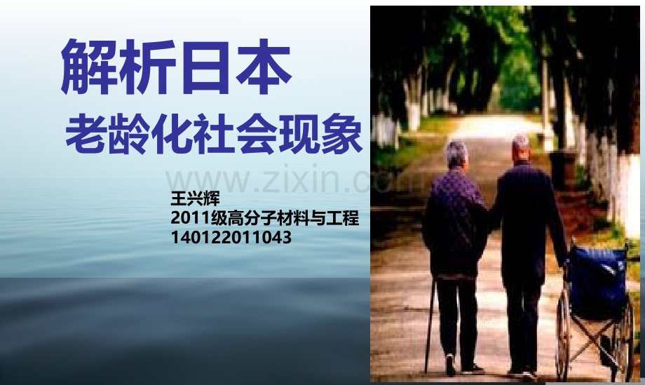 日本老龄化社会现象分析.pptx_第1页