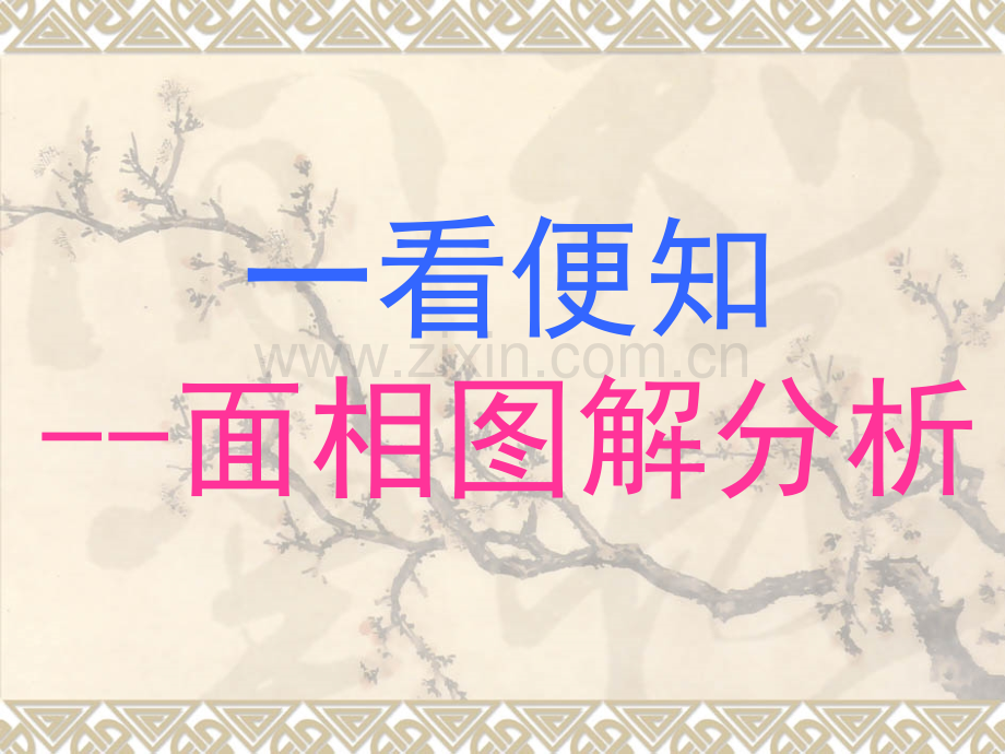 最简易直观面相图解分析.pptx_第1页