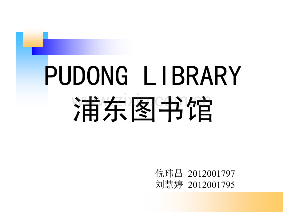 浦东图书馆报告.pptx_第1页