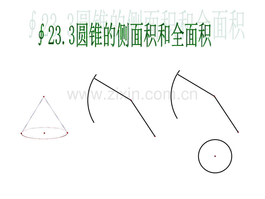 圆锥侧面积上学期华师大版.pptx_第1页