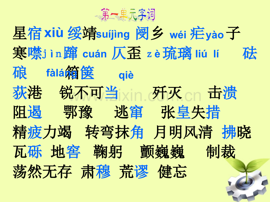 备战中考语文-七年级下册复习重点内容-鲁教版.pptx_第2页