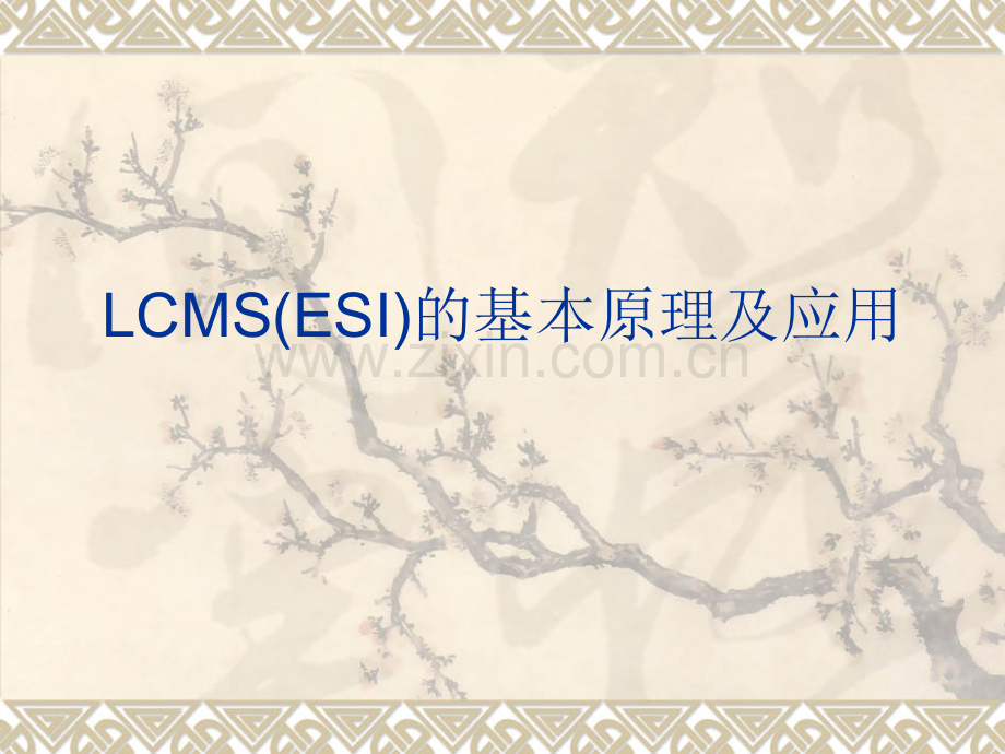 液质联用LCMSESI检测器.pptx_第1页