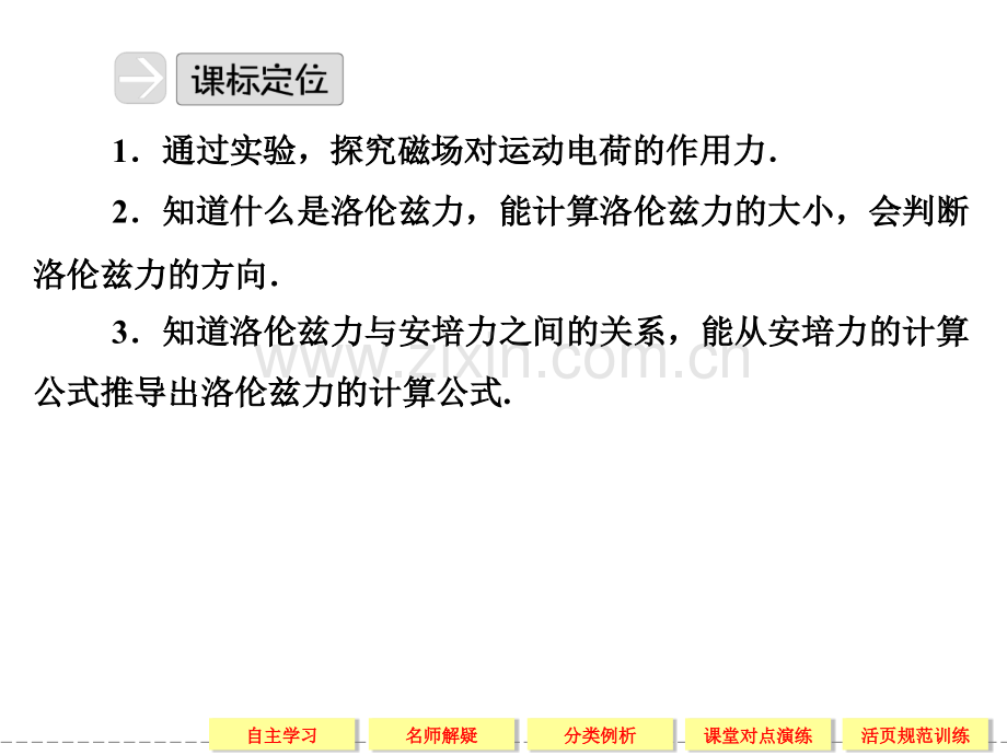 20132014学高中物理粤教选修3135-研究洛伦兹力.pptx_第2页