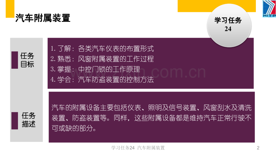学习任务24汽车附属装置分析.pptx_第2页