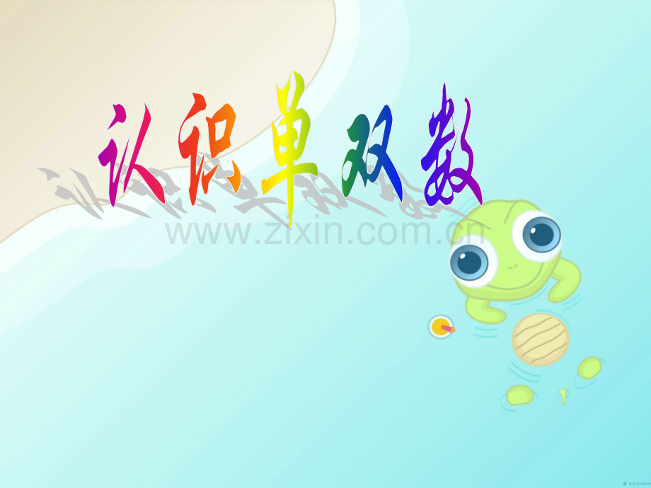 大班认识单双数.pptx_第1页