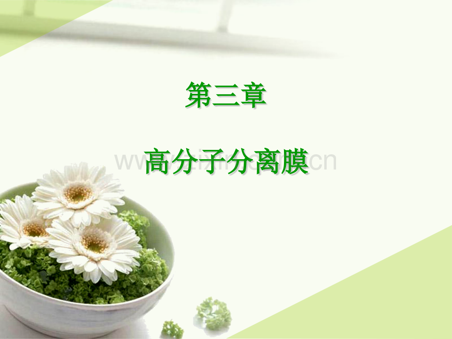 功能高分子材料高分子分离膜.pptx_第1页