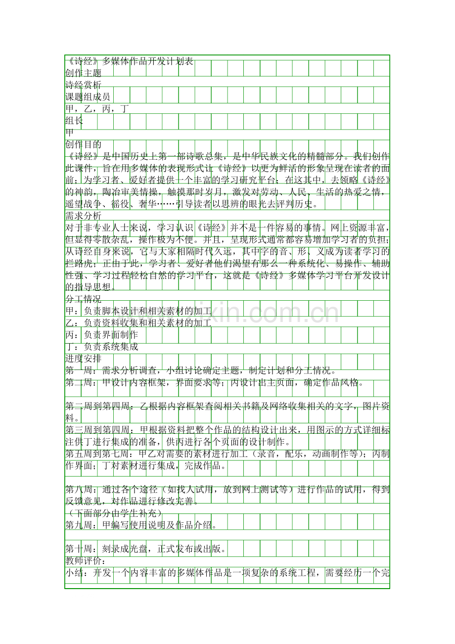 多媒体信息规划与组织教学设计.docx_第2页