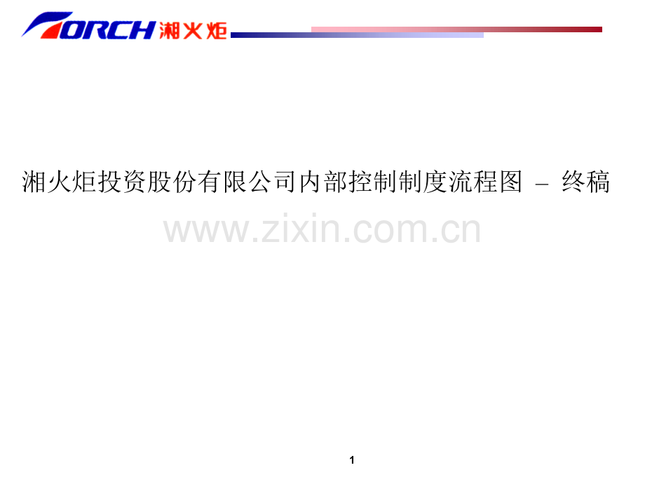 公司财务内部控制及流程图.pptx_第1页