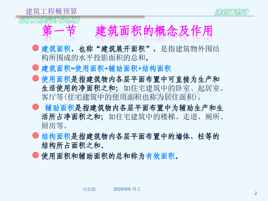建筑面积计算及工程量计算原理教学.pptx_第2页
