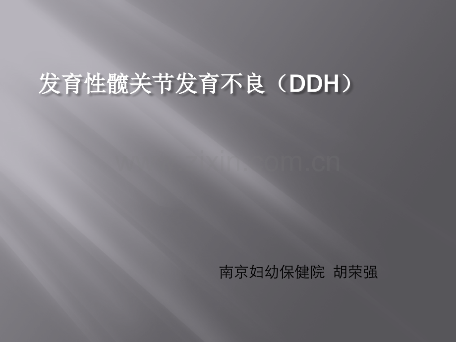 发育性髋关节发育不良12.pptx_第1页