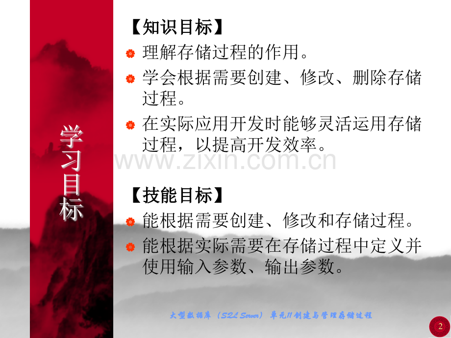 单元11创建与管理存储过程.pptx_第2页