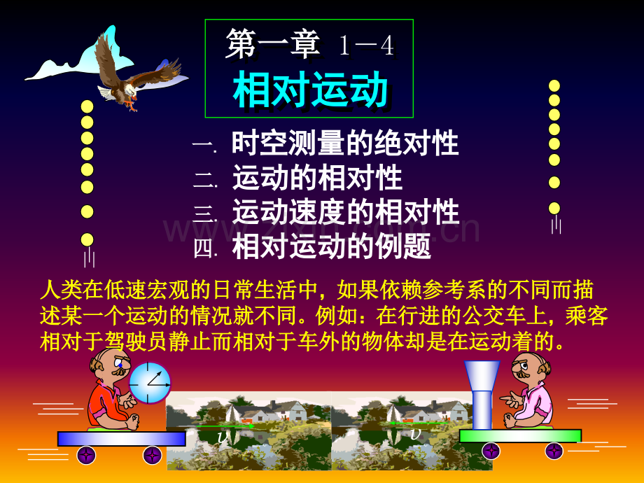 大学物理质点运动学14相对运动新分解.pptx_第1页