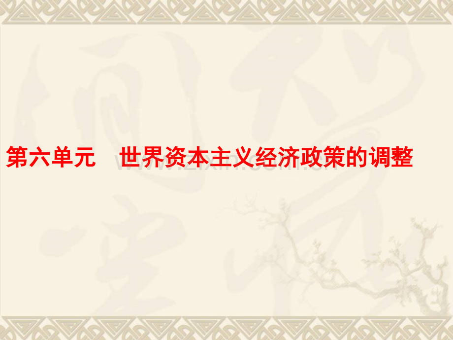 单元资本主义经济政策调整.pptx_第1页