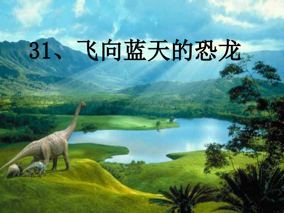 小学语文四年级上册31飞向蓝天恐龙.pptx_第2页
