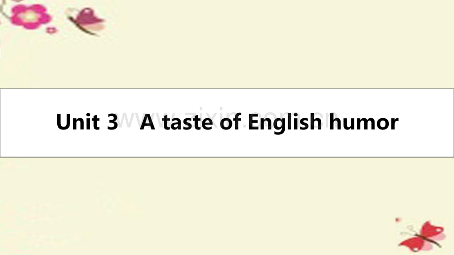 名师A计划2017高考英语一轮总复习教材知识梳理Unit3AtasteofEnglishhumor.pptx_第1页