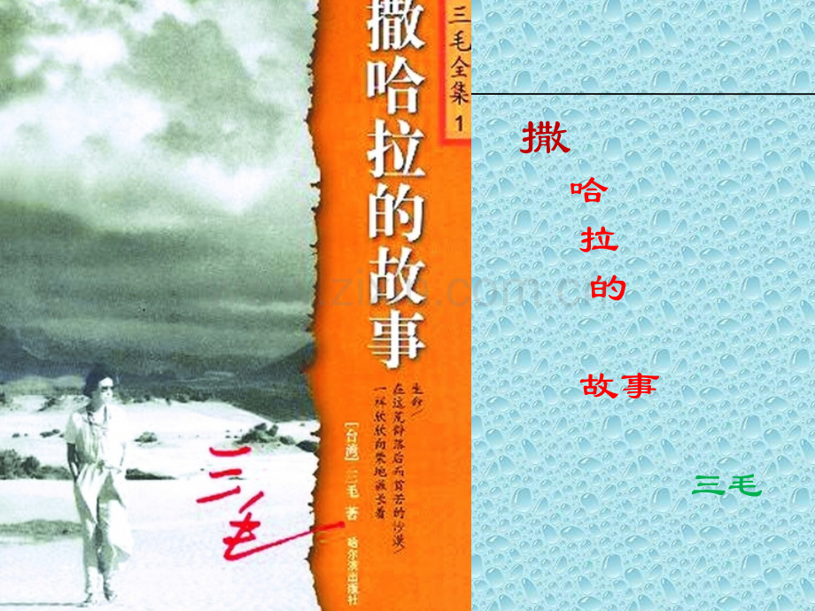 撒哈拉的故事ppt.pptx_第1页