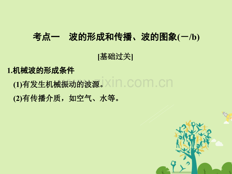 浙江高考物理总复习机械振动机械波光电磁波时机械波.pptx_第2页