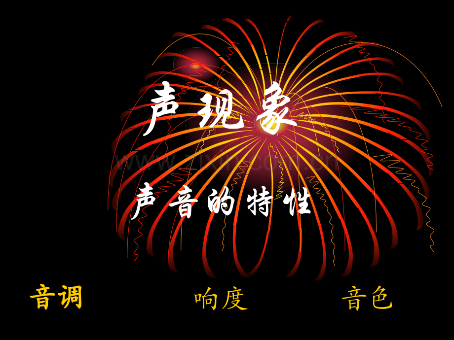 人教版八年级物理声音的特性.pptx_第1页