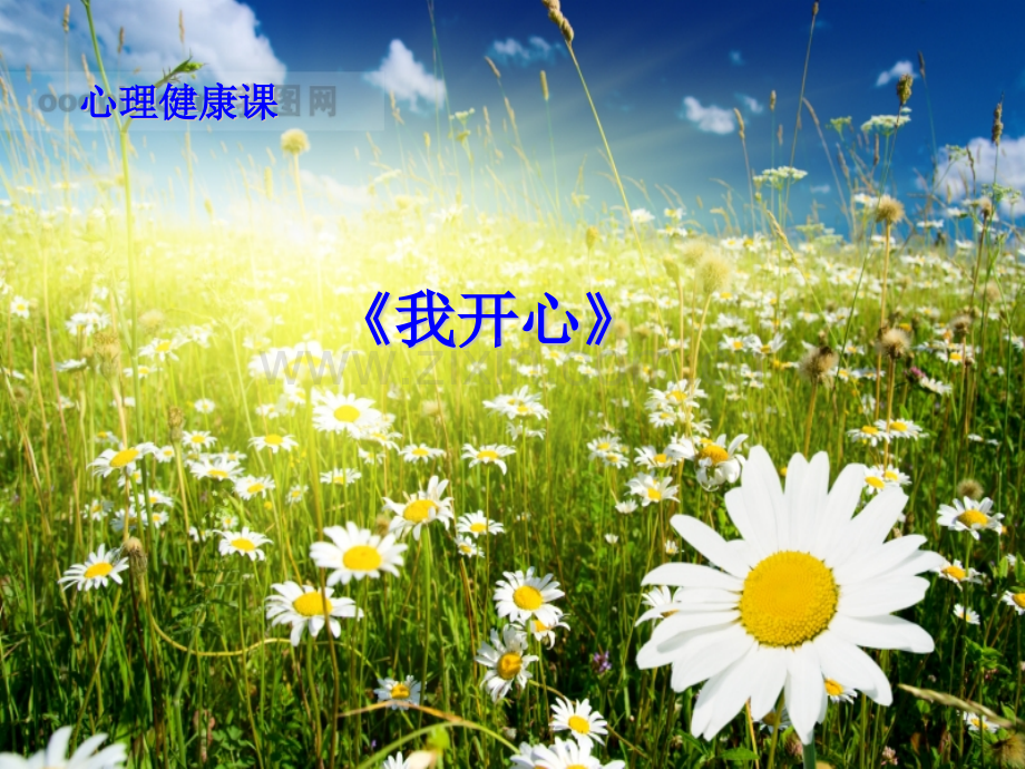 一年级我开心心理健康.pptx_第1页