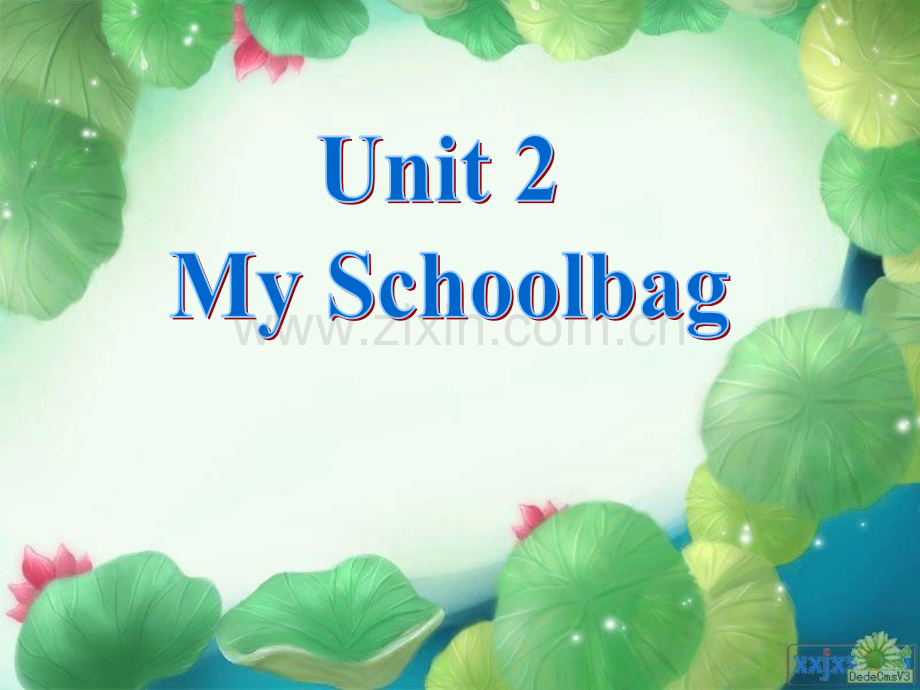 人教四年级英语上册UnitMy-schoolbag.pptx_第1页