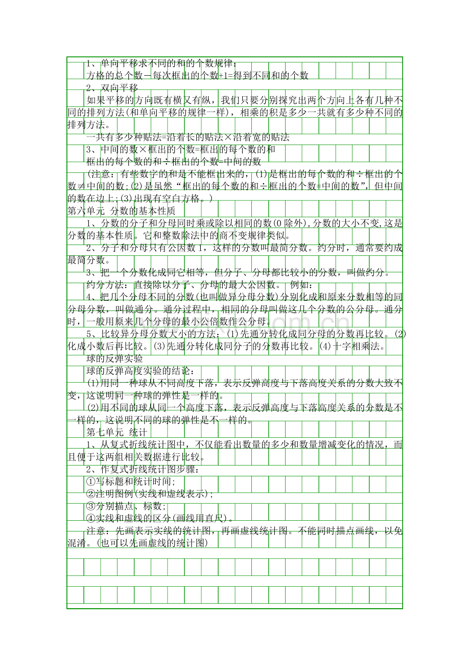 五年级数学下册期末知识点汇总47单元苏教版.docx_第2页