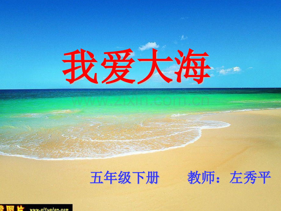 五年级下我爱大海.pptx_第1页