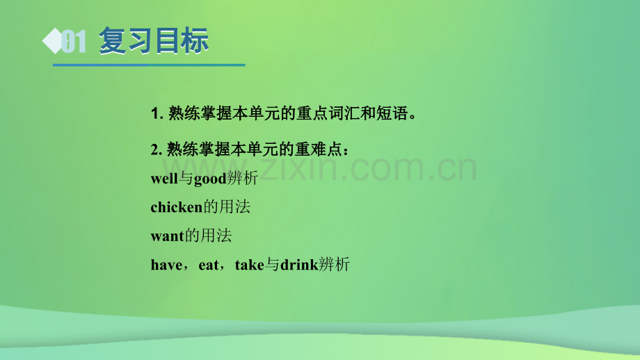 七年级英语Unit6Doyoulikebananas复习人教新目标版.pptx_第2页