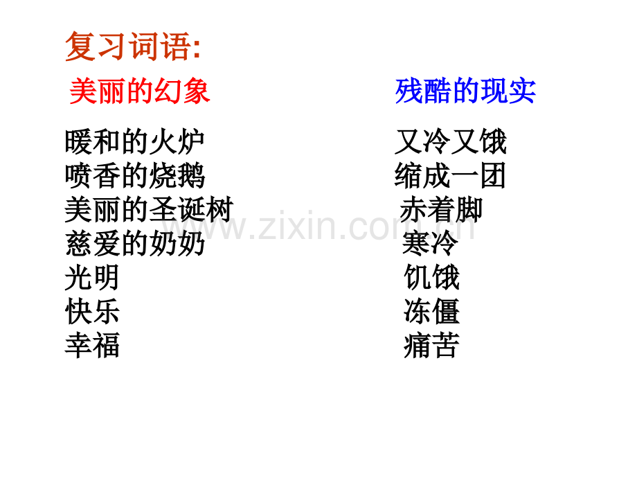 人教版小学语文六年级下册卖火柴小女孩3.pptx_第2页