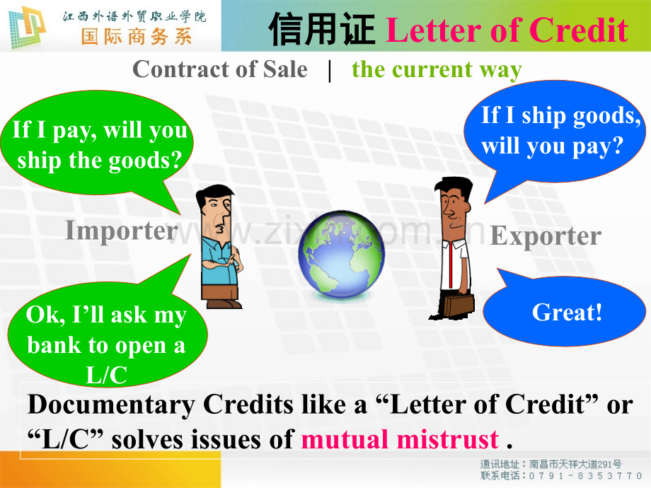 5主要交易条件之支付下江西外语外贸职业学院国际商务专业-PPT课件.pptx_第1页