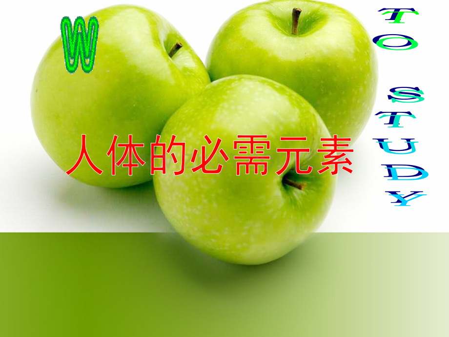 人体的必需元素.pptx_第1页