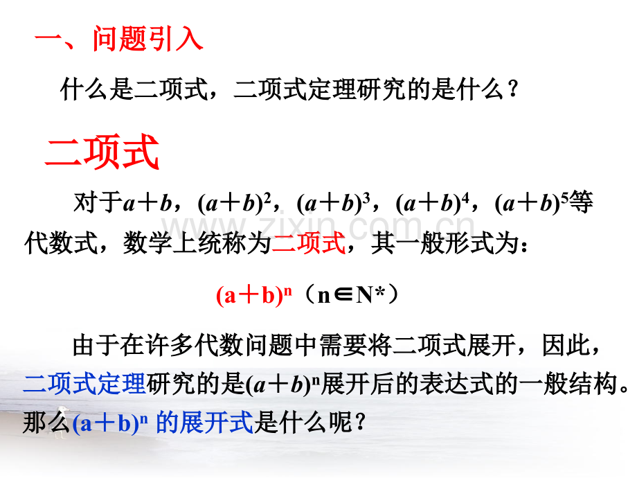 二项式定理优质课.pptx_第2页