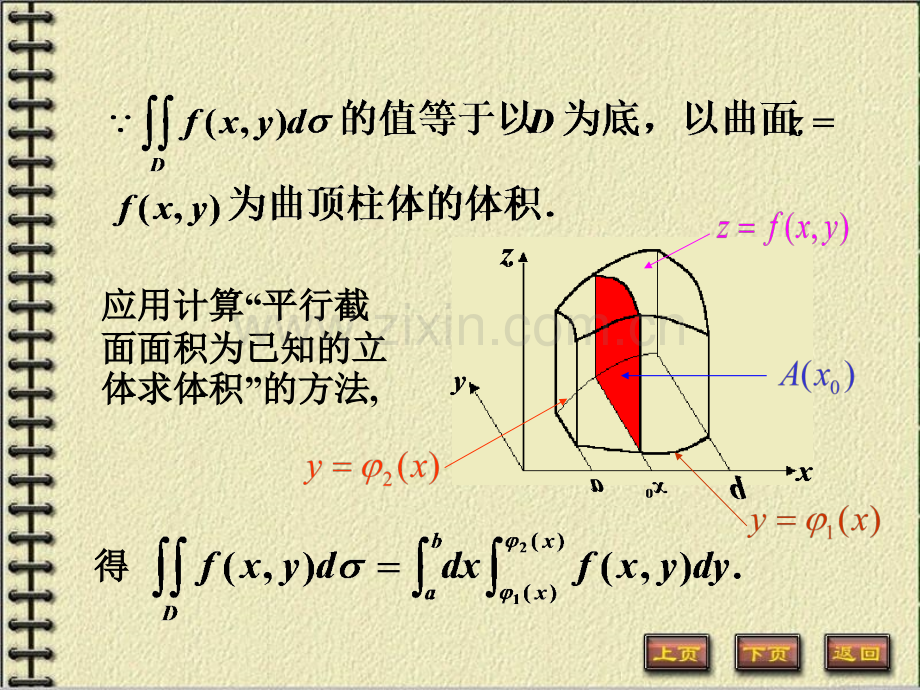 二重积分的计算法直角坐标.pptx_第2页